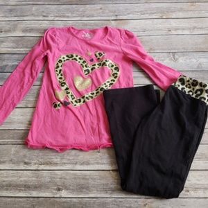 🍭5/$25Girls JUMPING BEANS long sleeve outfit 6x/7